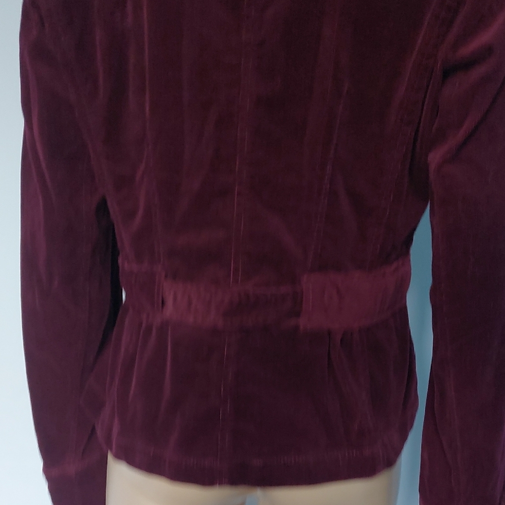 LOFT‎  Women's Burgundy Jacket  Size 8 - Picture 5 of 10